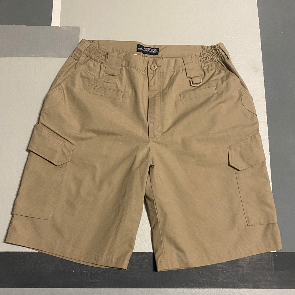 Lot of 2 Khaki Tactical Shorts (LA Police Brand)